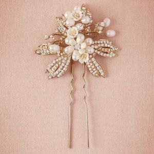 BHLDN Nicobar Hairpin in Gold Wedding